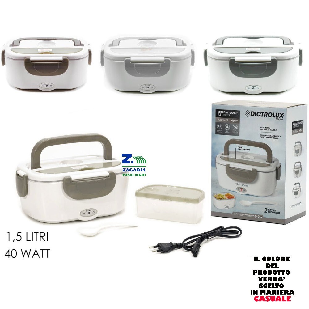 Scaldapranzo Elettrico 1.5L 40W - Risparmia Tempo e Mangia Bene