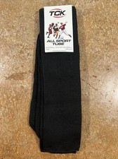 youth medium TCK black 24 tube socks