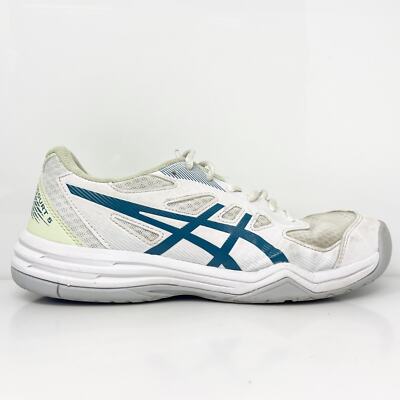Asics Womens Upcourt 1072A088 White Running Shoes Sneakers Size
