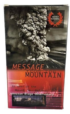 Message From The Mountain Johnston Ridge Observatory Mount Saint Helen VHS