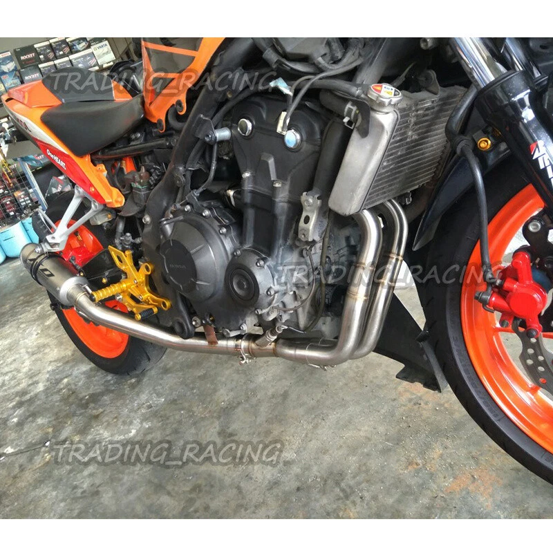 Sistema de escape completo tubo de cabezal + silenciador para Honda CBR500 CB500X CB500F 2013-19 Foto 2 de 4