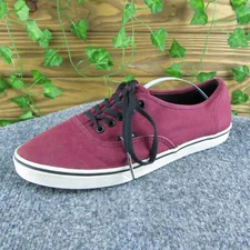 VANS Men's Classic Sneaker Maroon Fabric Size 7M Gently Used 2025