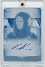 2024 Topps Star Wars Masterwork SABE Keira Knightley CYAN PLATE On-Card Auto 1/1