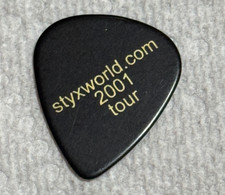 STYX DEREK GLEN BURTNIK GUITAR PICK 2001 CONCERT TOUR STAGE BAND ARTIST PLECTRUM