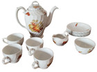 13 Piece Burleigh Ware Ironstone Fruit Motif Coffee Set, Burgess & Leigh — photo 1