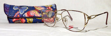 NEW - Swank Eyewear, Cascade, 419-814, 54-16-138 Gold / lavender eyeglass frame
