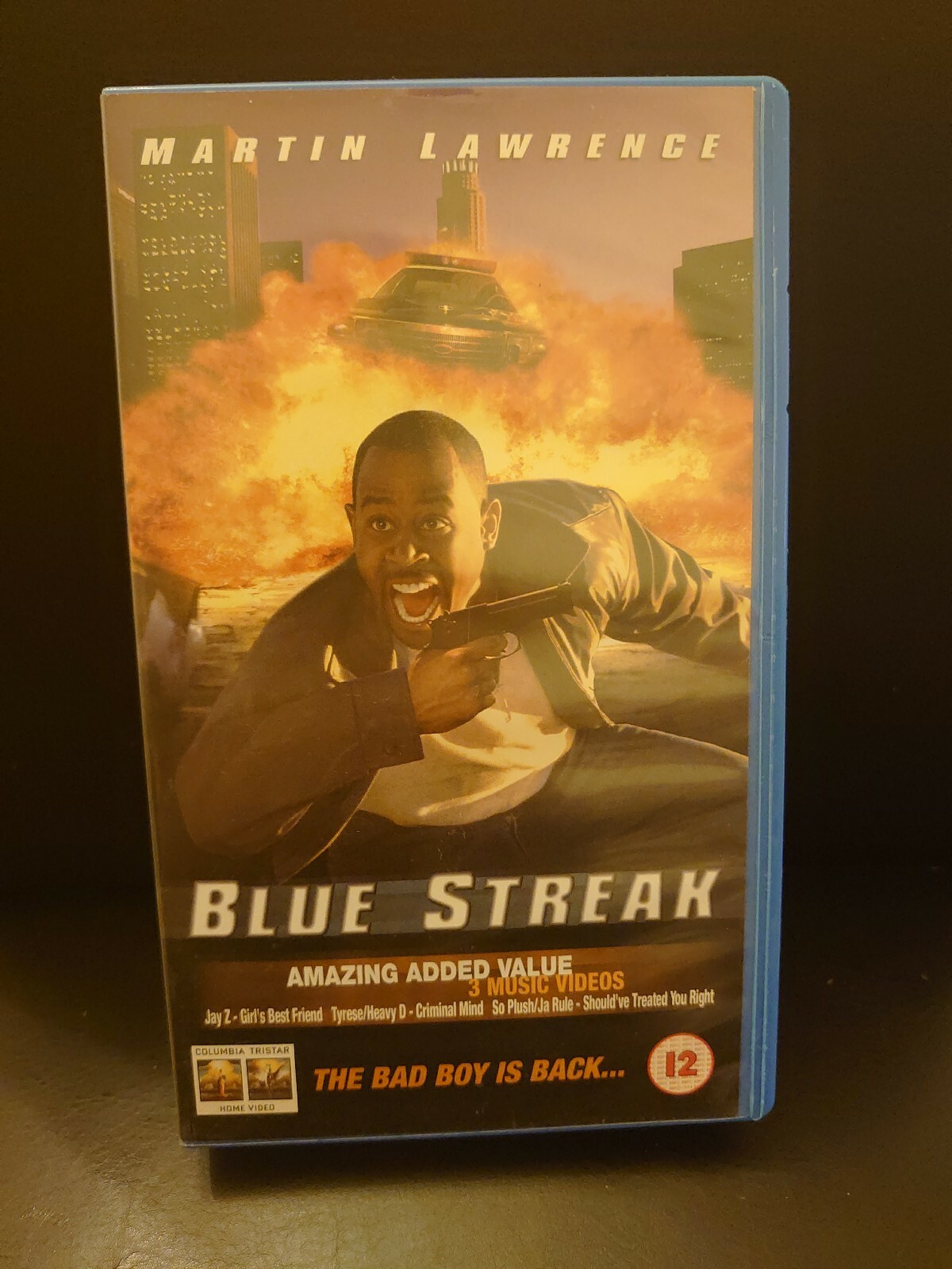 Blue Streak VHS Martin Lawrence Amazing Added Value 3 Music