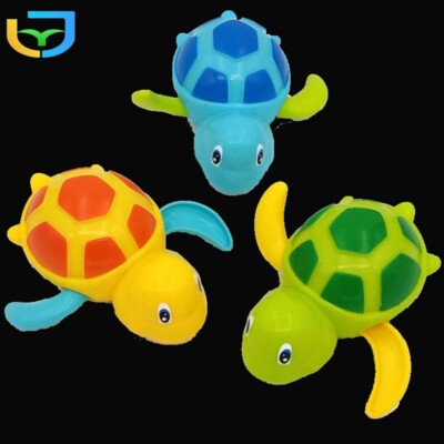 3 Wind up Schwimmen Schildkröte Baby Kinder Badezeit Spielzeug Uhrwerk Schwimmer