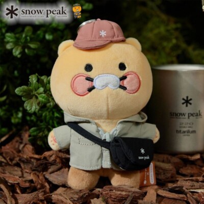 Snow Peak x KAKAO Friends CHOONSIK Camper Plush Doll Keyring
