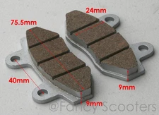 Peace Sports 150CC/250cc Moped/Scooter Brake shoes for TPGS-814 