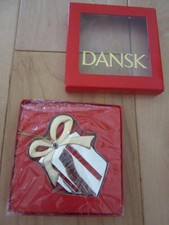 DANSK NEIL COHEN PRESENT GIFT CHRISTMAS ORNAMENT NEIL COHEN GOLD SILVER NICE IOB