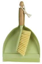 Evriholder Dust Pan And Brush Sweeper Set Made Of Sustainable Bamboo And Recycle