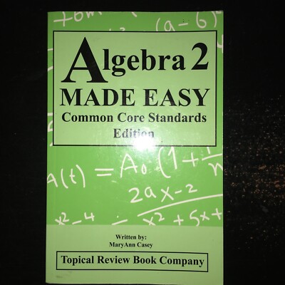 ALGEBRA 2 MADE EASY
