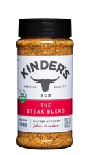 Kinder’s Organic Rub, The Steak Blend, 12.8 oz, (362 g) (The Big Shaker)