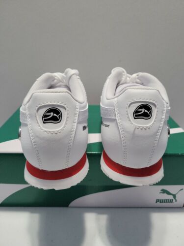 Puma BMW MMS Roma JR White Sneakers Shoes 306434 Junior Size 5.5C 