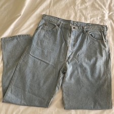 Vintage Deadstock Bonjour Jeans Light Wash Made in USA 38x32 Talon 42 Zipper