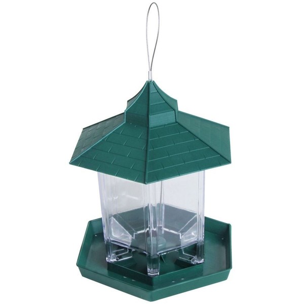Vogelfutterhaus Vogelfutterspender Vogelfutterstelle Futterstation Futterspender-image
