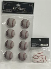 The Paper Studio La Petites Baseball Dimensional Stickers & Knick Knacks