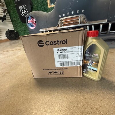 (12) Castrol Edge OEM Land Rover Jaguar Full Synthetic Diesel Oil 91747HTYM