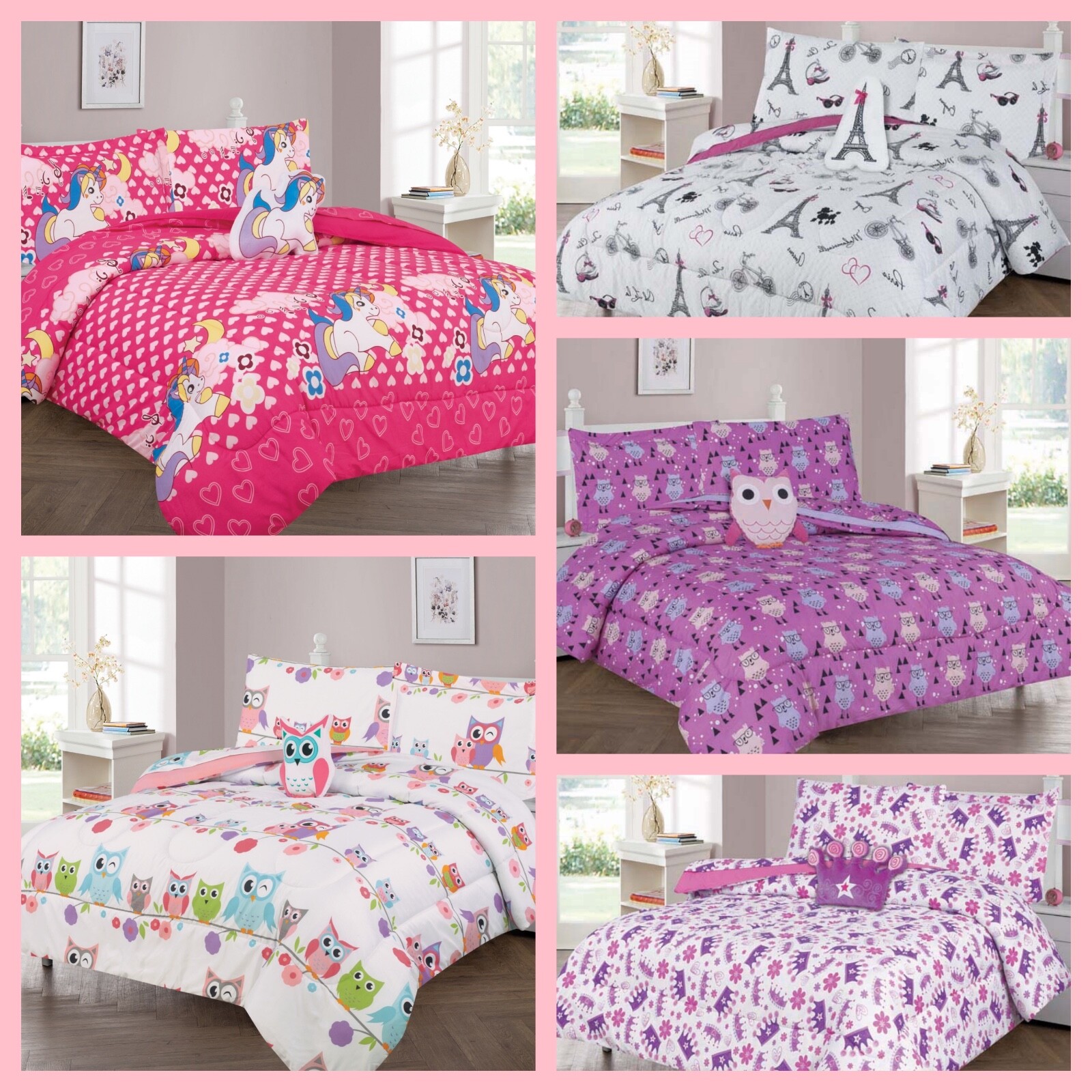 twin bed comforter sets for girls