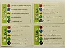 NEW PROMO DECK Geek Out! Playroom Entertainment FOUR (4) PROMO CARDS 