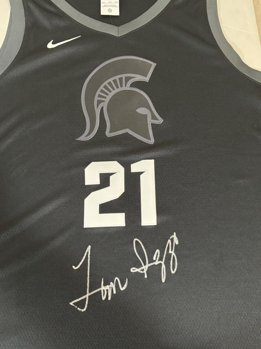 Michigan State Spartans TOM IZZO Signed Nike Elite Basketball