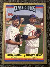 2006 Topps Classic Duos Johan Santana, Francisco Liriano #UH328 Gold 1138/2006