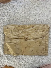 Japanese Silk Satin Clutch Purse Bag traditional flower Asian Kimono Obi