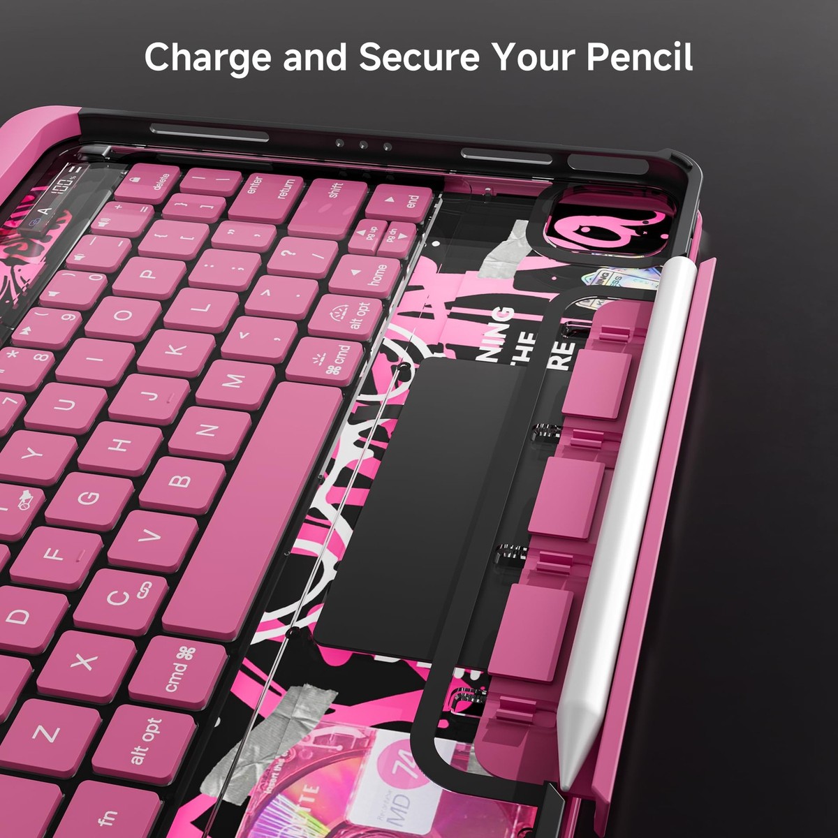 SOPPY Custodia Con Tastiera Magnetica Per IPad 10ª E 11ª Gen (2022-2025) – Retroilluminata 7 Colori, Trackpad, Display Batteria