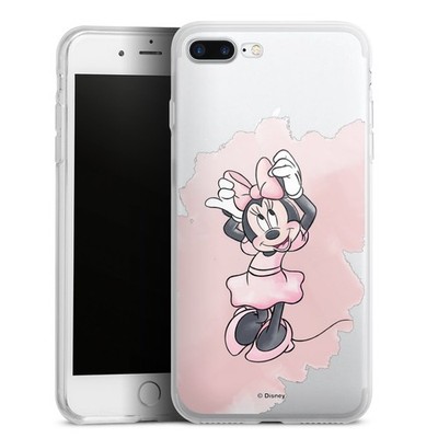 Handyhülle für Apple iPhone 8 Plus Disney Mickey & Minnie Mouse Motiv ohne Hinte