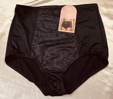 Vtg Waist Shape Satin Full Coverage Panties 2X