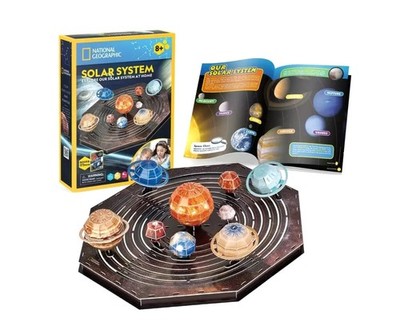 CubicFun 3D Puzzle NATIONAL GEOGRAPHIC SOLAR SYSTEM 173 pcs for Adults and Kids