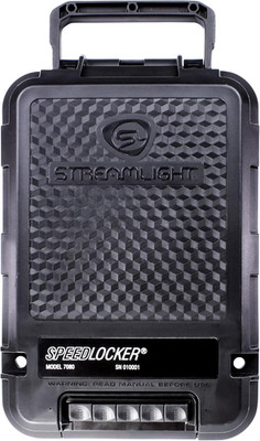 Streamlight Speedlocker Portable Lockable Storage Container, Black