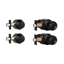 Exterior Door Lock Set with Deadbolt, Single Cylinder Deadbolt Lock and Door ...