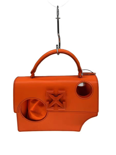 OFF-WHITE Hole Jitney 1.4 Hand Bag Leather Handbag ORN OWNA155F20LEA001
