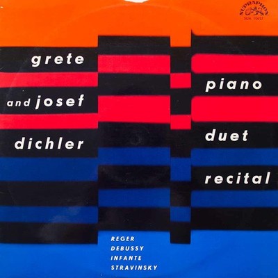 Grete And Josef Dichler - Piano Duet Recital LP Album Mono Vinyl Classical 231