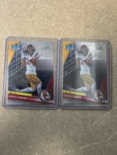 TWO Makai Lemon 2023 Bowman U Chrome  1st Rookie 160 USC Football NFL Draft