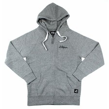 Zildjian Gray Zip Up Logo Hoodie LG