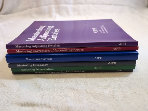 AIPB Certified Bookkeeper Course Series Mastering Payroll 6 Book Lot - Picture 15 of 16
