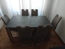 Tavolo Da 6 Posti Con 6 Sedie