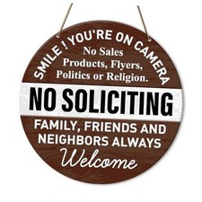 No Soliciting Sign for House, Funny No Soliciting Sign, No Solicitors Sign B