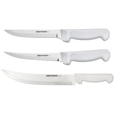 The Dexter Russell 3 Piece Knife Combo Set - Cutlery Butcher Chef Set
