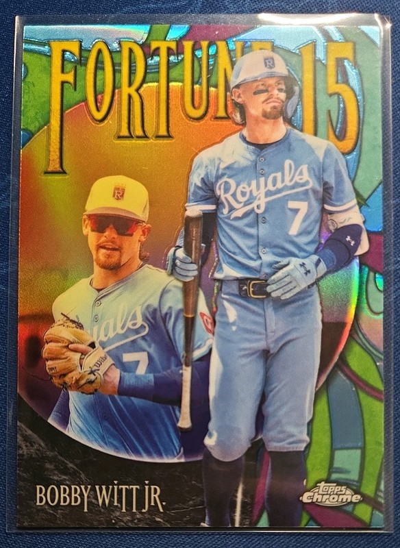 2025 Topps Chrome Update Series - Fortune 15 Bobby Witt Jr. #F15-2 KC Royals