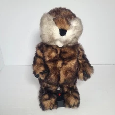 Vtg 2000 Gemmy Caddy Shack Singing Dancing 14” Gopher Plush TESTED WORKS