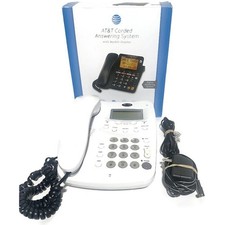 AT T CD4930 Corded Desk Phone w/Digital Answering System and Caller ID Landline