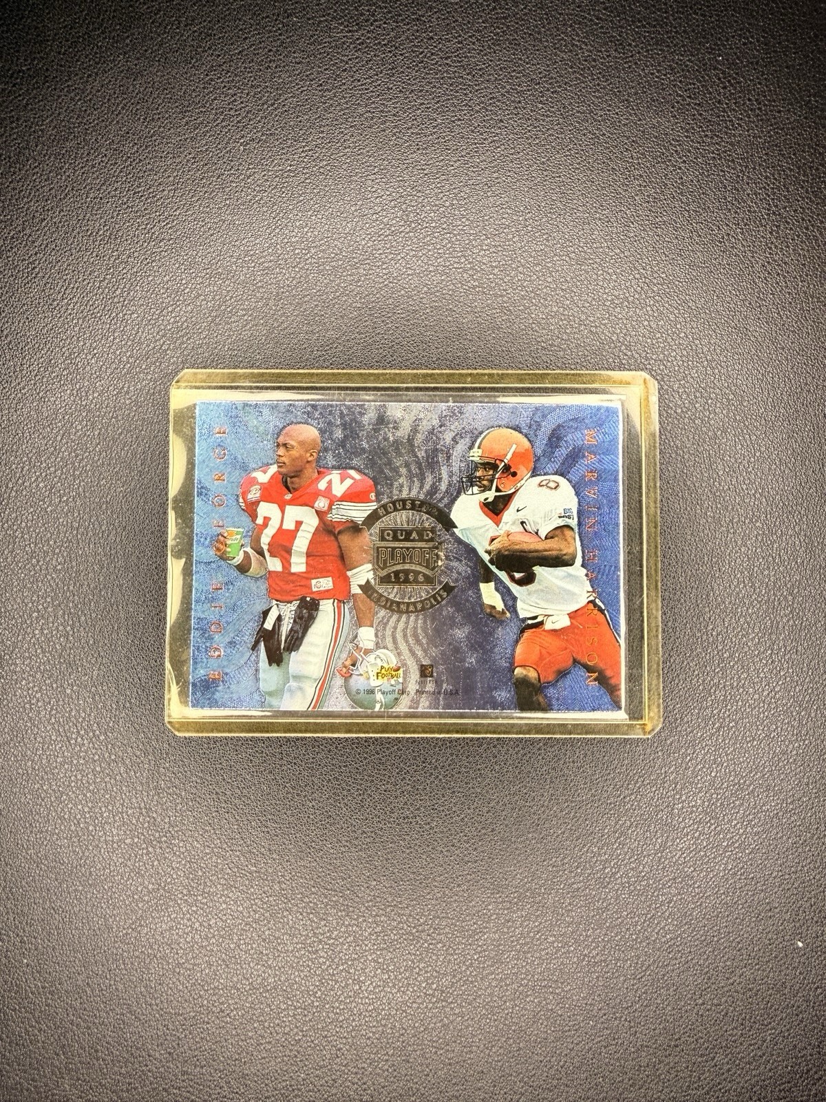 1996 Playoff Absolute - Quad Series Eddie George, Marvin Harrison, Eric Moulds