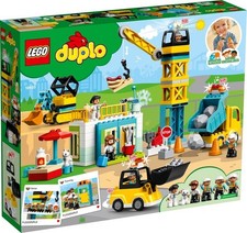 Cantiere Edile con Gru a Torre - Duplo Lego 10933 - Originale Lego - Anno 2020 -