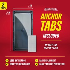 2-Pack Heavy Duty Glue Traps for Mice, Rats  Pests Indoor  Garage