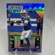 Anthony Richardson 2024 Panini Contenders Conference Ticket#42 /99 A335
