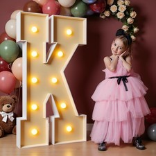 imprsv 4FT Marquee Letters Large Light Up Letters for Birthday Party Decor We...